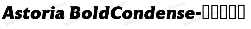 Astoria BoldCondense字体转换
